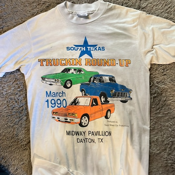 Vintage 1990 South Texas Truckin round up tshirt - Picture 3 of 3